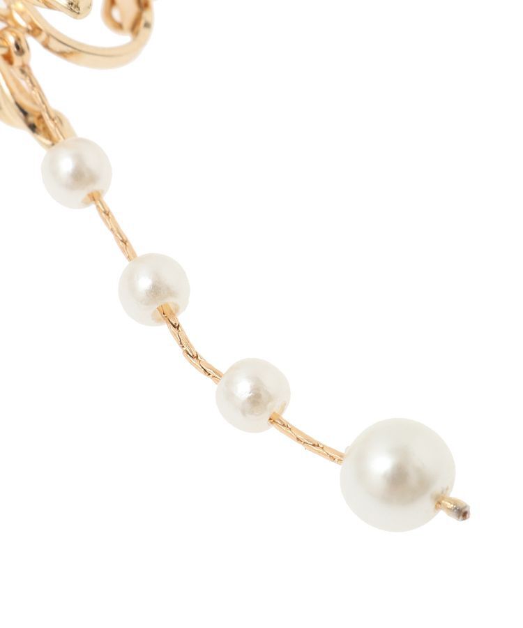 Maison de FLEUR「カーリーリボンイヤリング」|イヤリング|