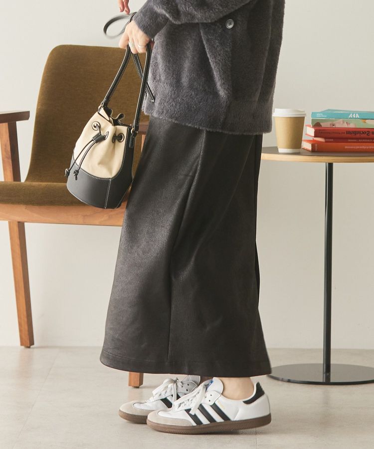 AMERICAN HOLIC「フェイクレザーダンボールスカート」|スカート|