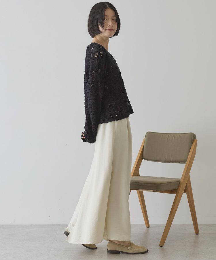 AMERICAN HOLIC「【イージーケア】サテンマーメードスカート」|スカート|