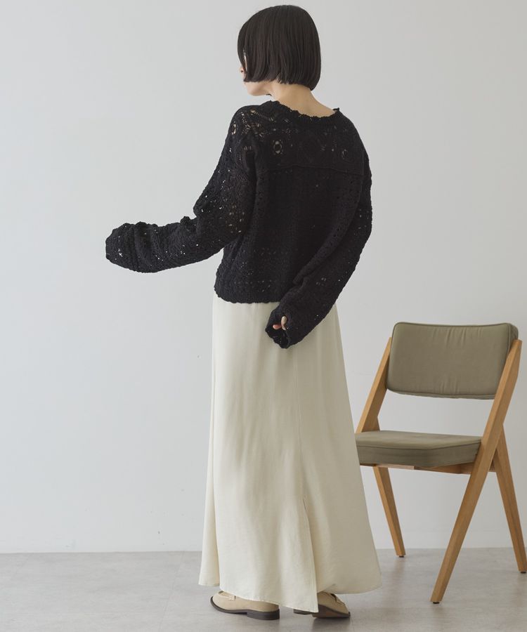 AMERICAN HOLIC「【イージーケア】サテンマーメードスカート」|スカート|