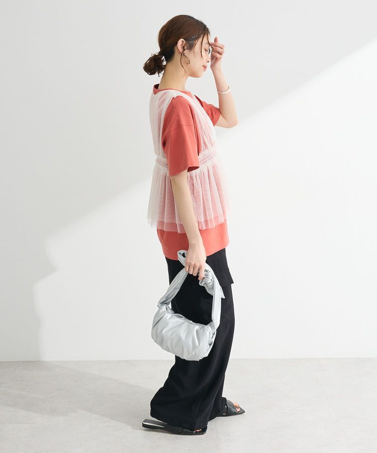 Green Parks「・ELENCARE DUE チュールシャーリングビスチェ」|ベスト・ジレ|