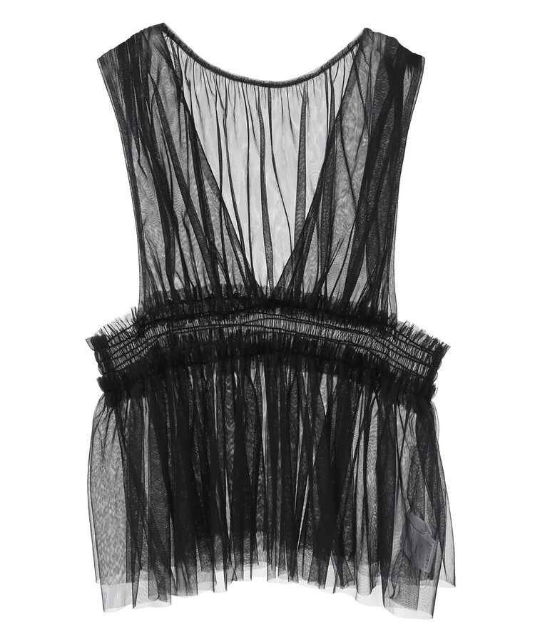 Green Parks「・ELENCARE DUE チュールシャーリングビスチェ」|ベスト・ジレ|