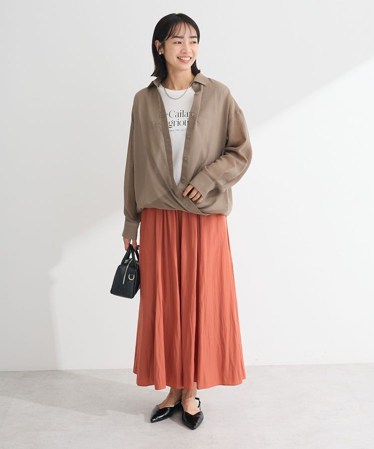 Green Parks「ノースリーブフェミニンロゴプルオーバー」|Tシャツ・カットソー|