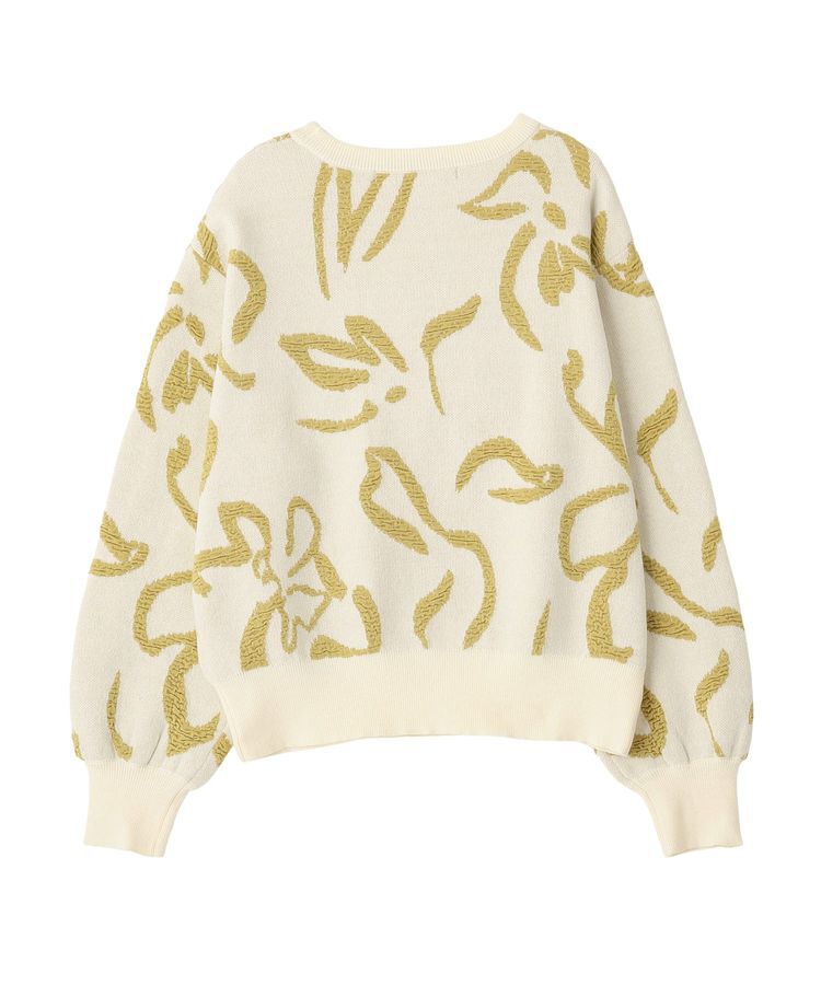 YECCA VECCA「アート柄ふくれジャガードニット」|ニット・セーター|