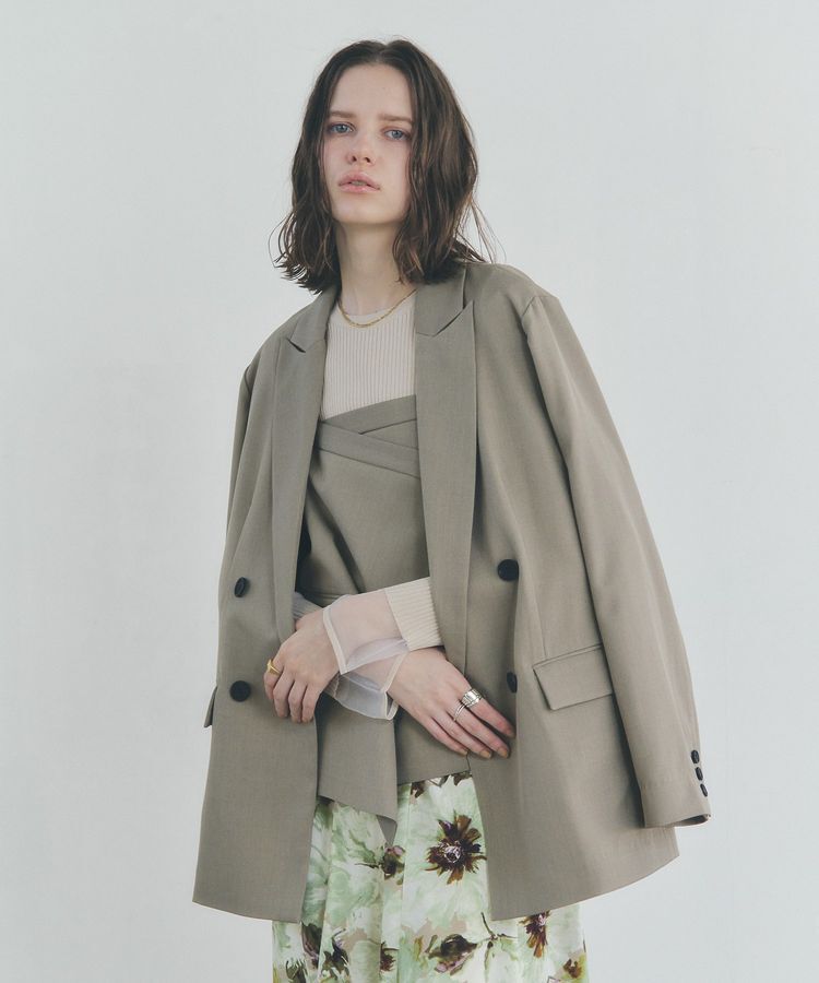 YECCA VECCA「ロングテーラードジャケット」|テーラードジャケット|