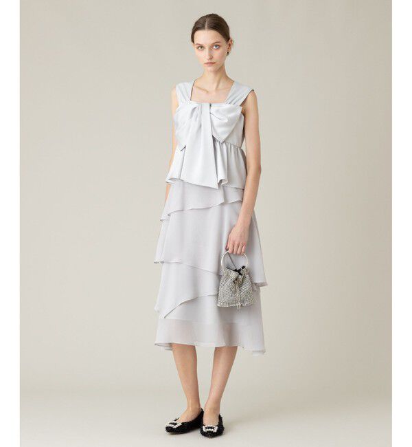 LOULOU WILLOUGHBY「【LOULOU WILLOUGHBY】シフォンミーリアワンピース」|ワンピース|