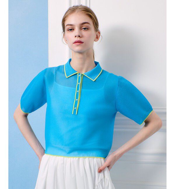 LOULOU WILLOUGHBY「【LOULOU WILLOUGHBY】シアーカノコポロ」|ニット・セーター|