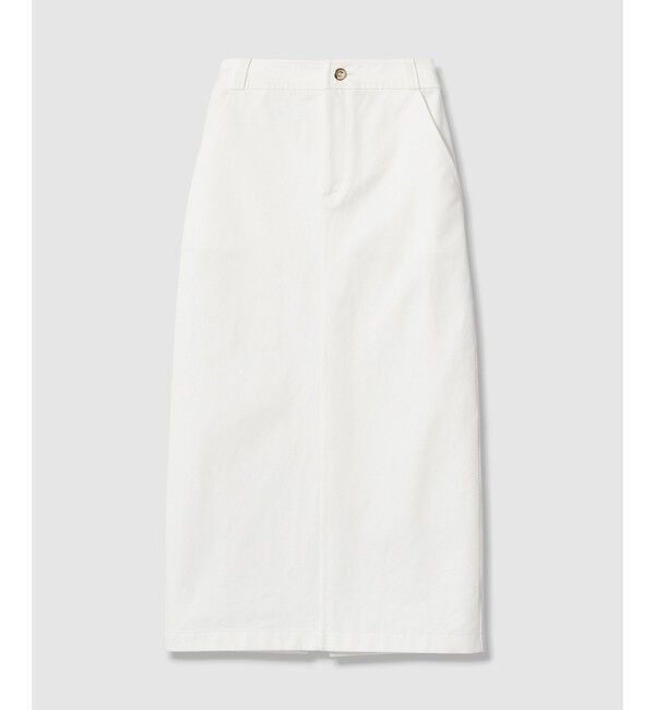 LOULOU WILLOUGHBY「【LOULOU WILLOUGHBY】チノタイトロングスカート」|スカート|