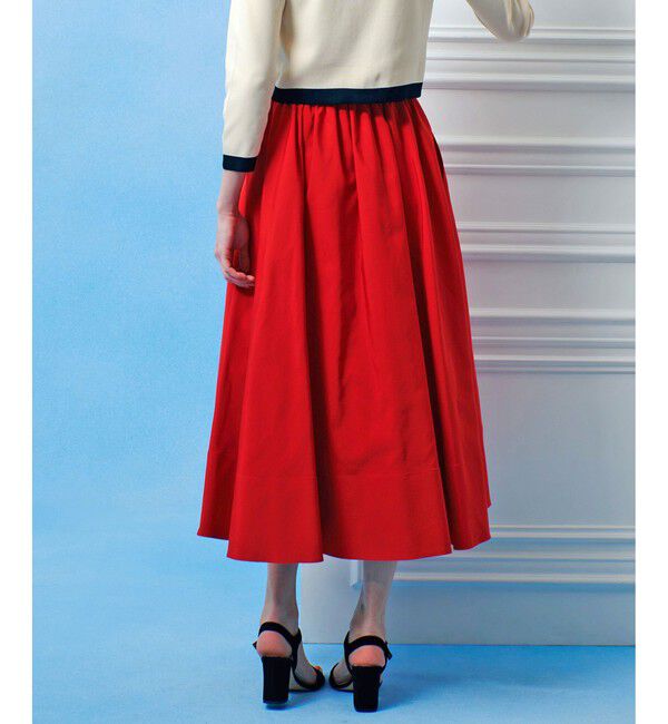 LOULOU WILLOUGHBY「【LOULOU WILLOUGHBY】ポリエステルコットングログランギャザースカート」|スカート|