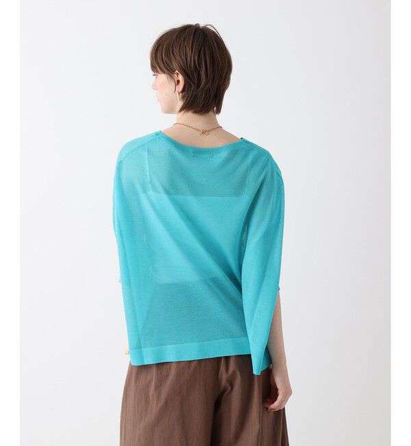 allureville「シャイニーシアープルオーバー」|ニット・セーター|