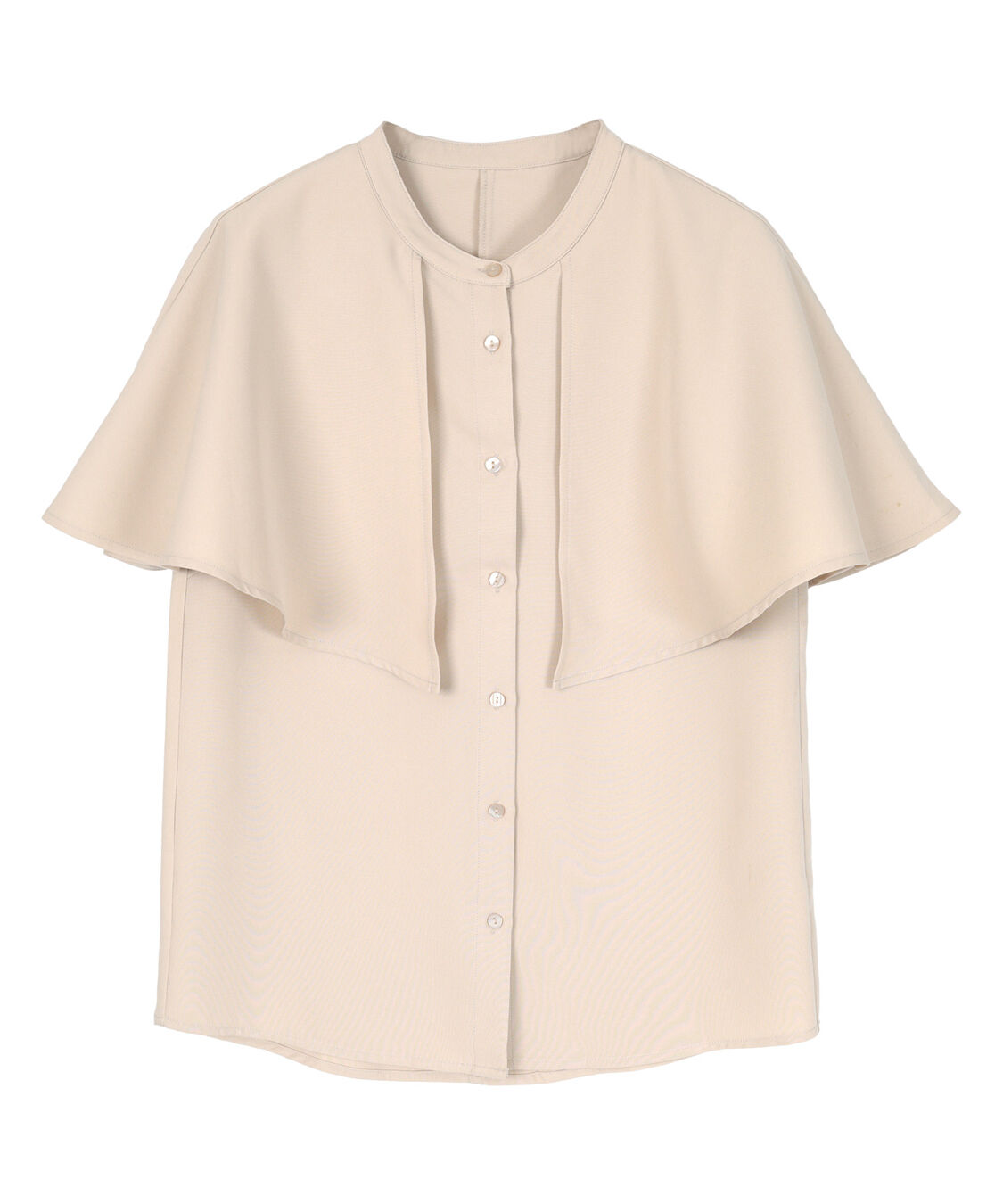 ur's「バンドカラーケープブラウス」|シャツ・ブラウス|