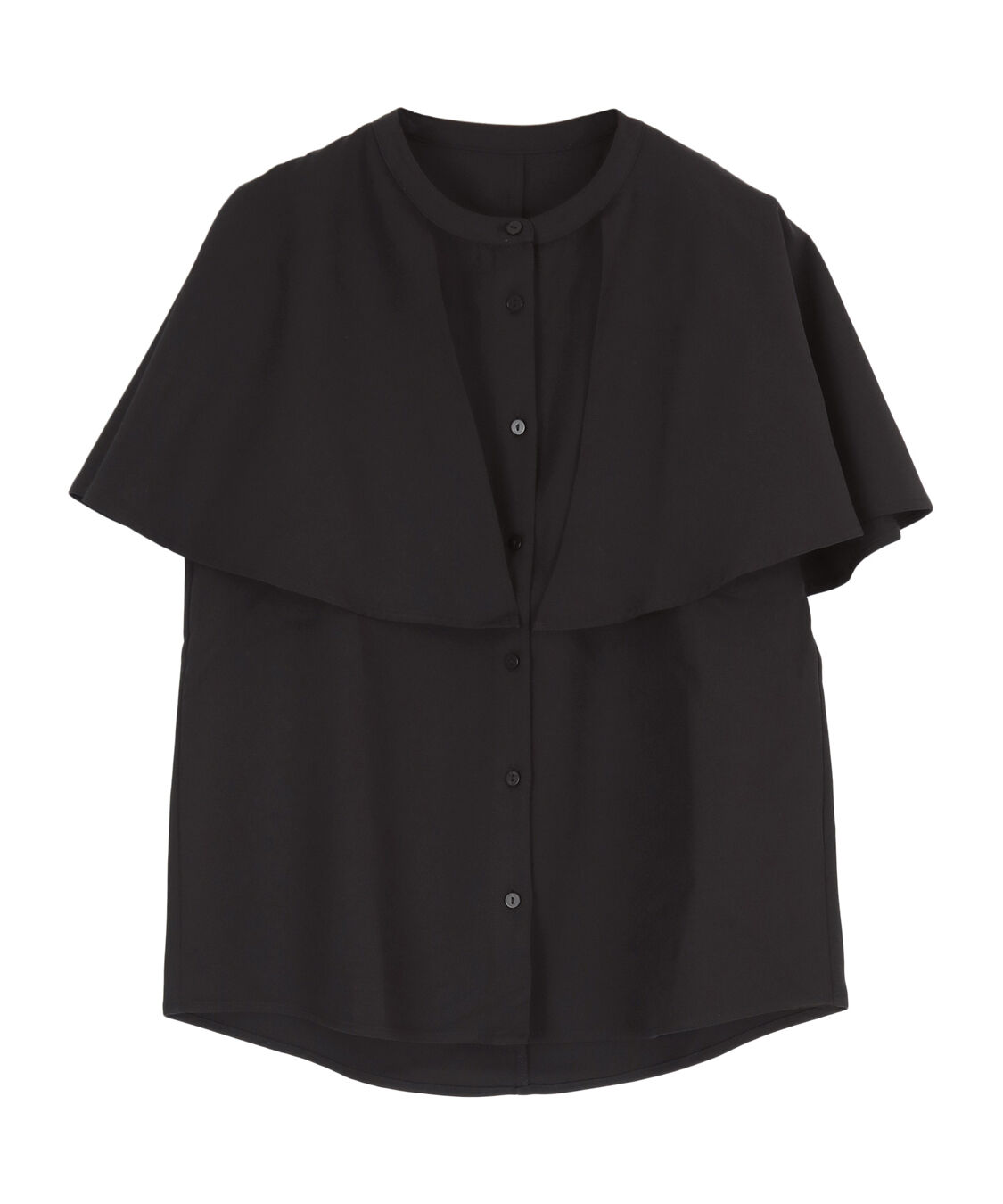 ur's「バンドカラーケープブラウス」|シャツ・ブラウス|