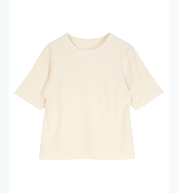 ur's「ベロアハーフスリーブTシャツ」|Tシャツ・カットソー|