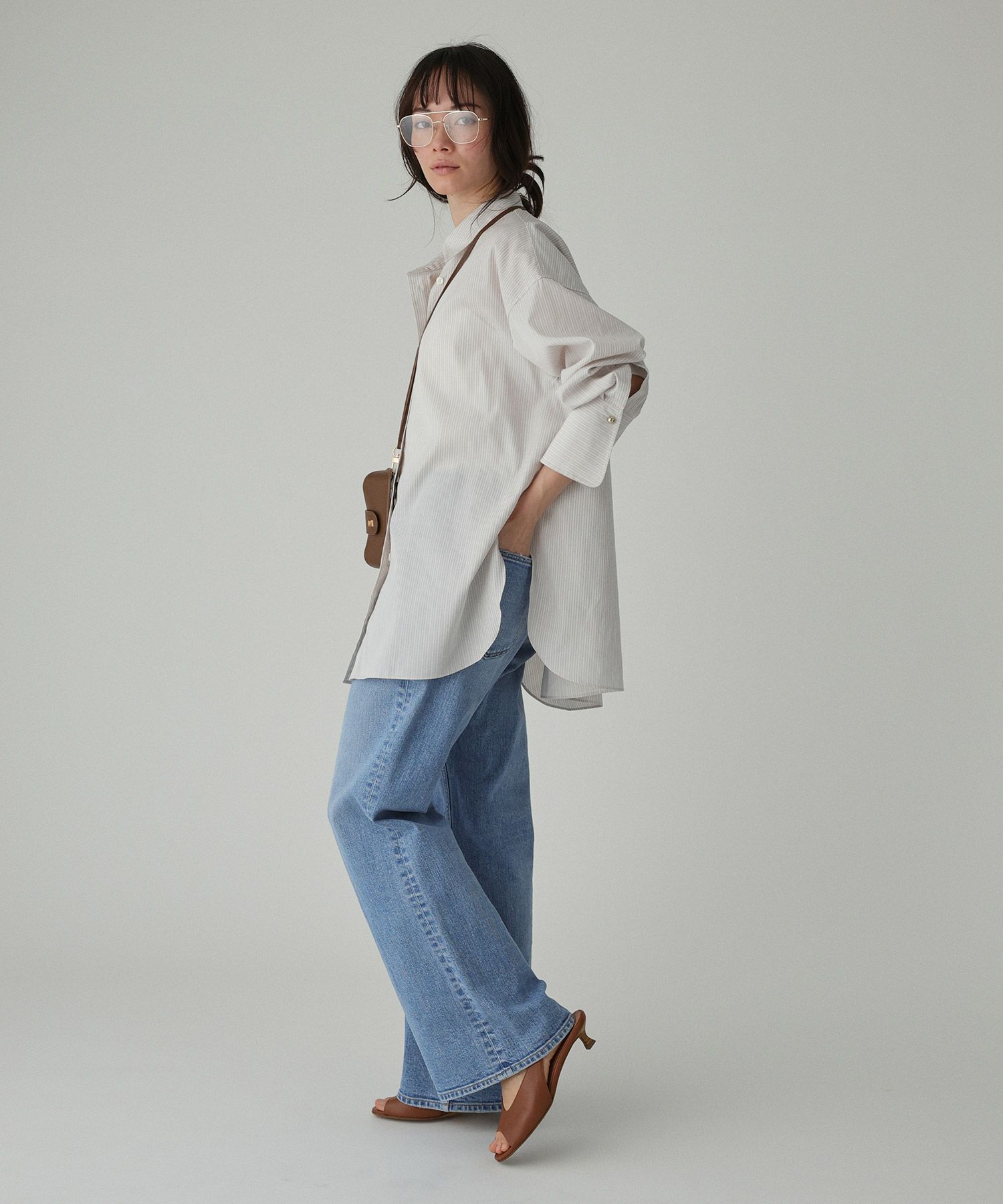 BABYLONE「コットンオーバーシャツ」|シャツ・ブラウス|