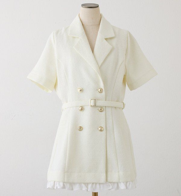  「【ohana企画】ジャケットミニワンピース」|その他|