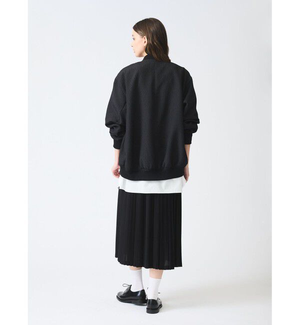 mizuiro ind「mizuiro ind ジャカードジップブルゾン」|ブルゾン・スタジャン|