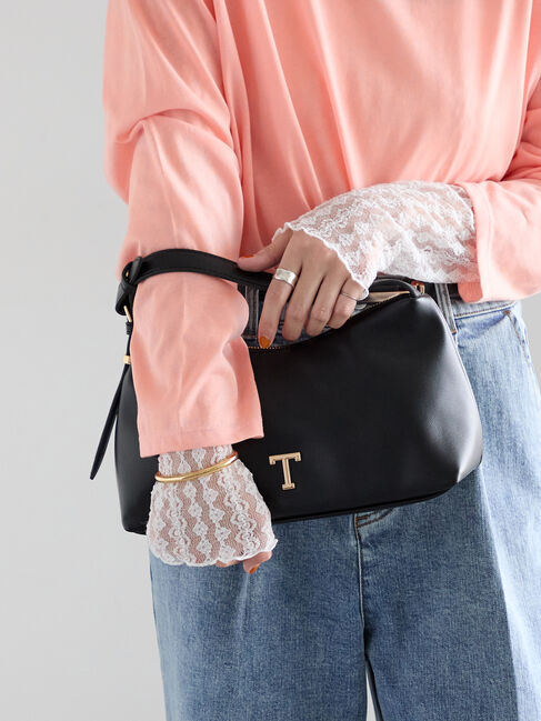 Te chichi「Tメタルワンハンドルバッグ」|その他|ブラック