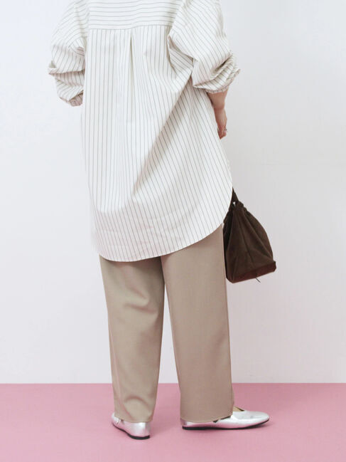 Samansa Mos2 blue「ダブルウエストアソートイージーパンツ」|その他|