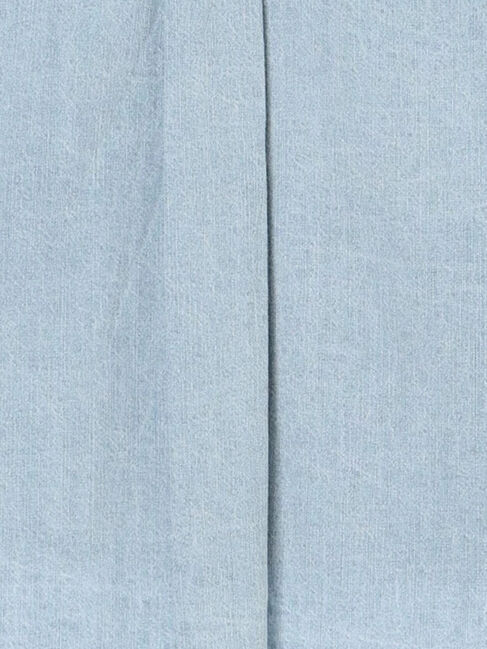 Samansa Mos2「デニムショート丈シャツ」|シャツ・ブラウス|