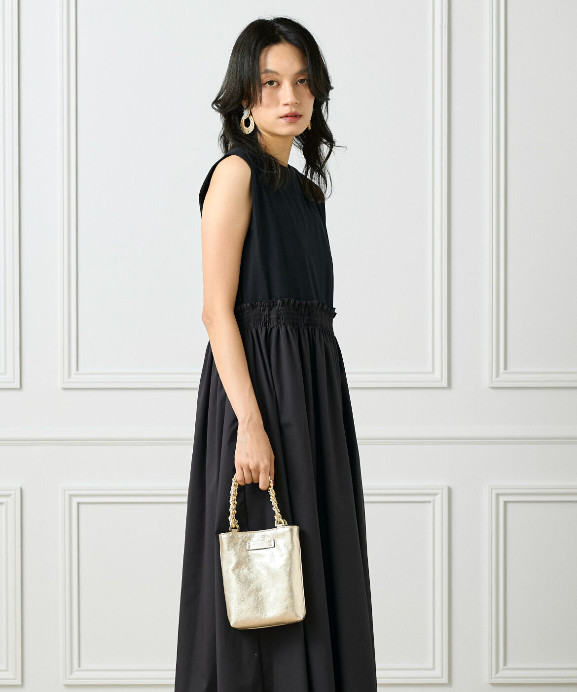 INED「コンビワンピース」|ワンピース|ブラック