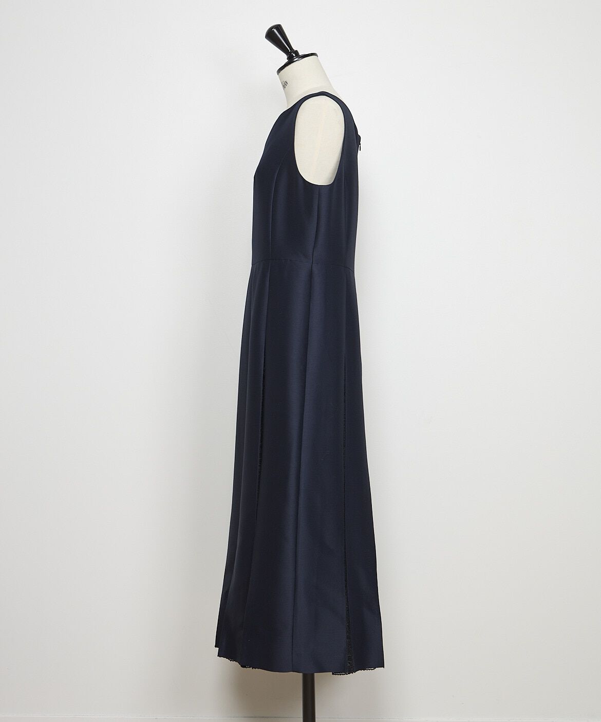 INED「《大きいサイズ》シルクウールロングワンピース《la veille by SUPERIOR CLOSET》」|ワンピース|