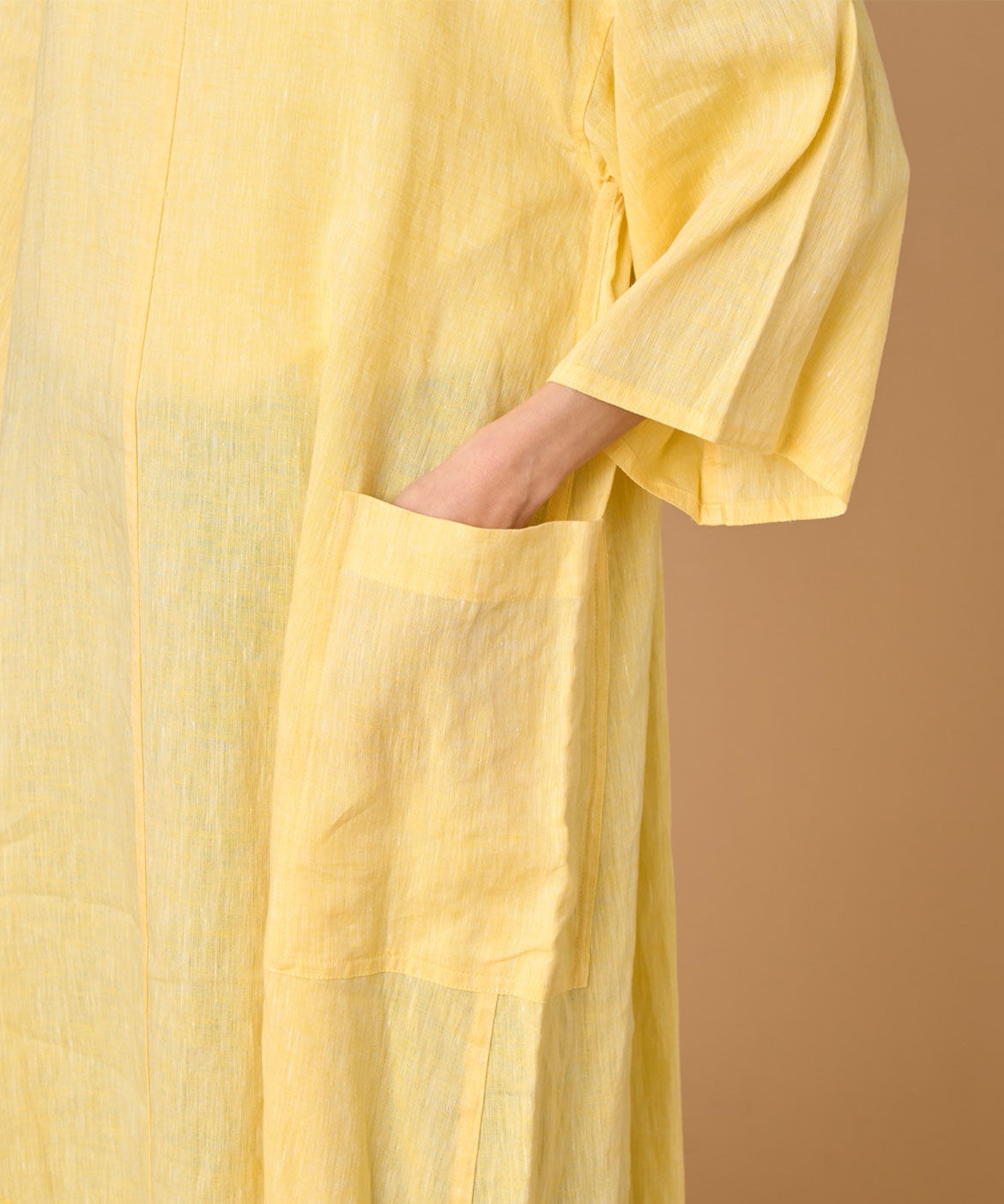 INED「TICCA リネン半袖ワンピース TBBS-313」|その他|