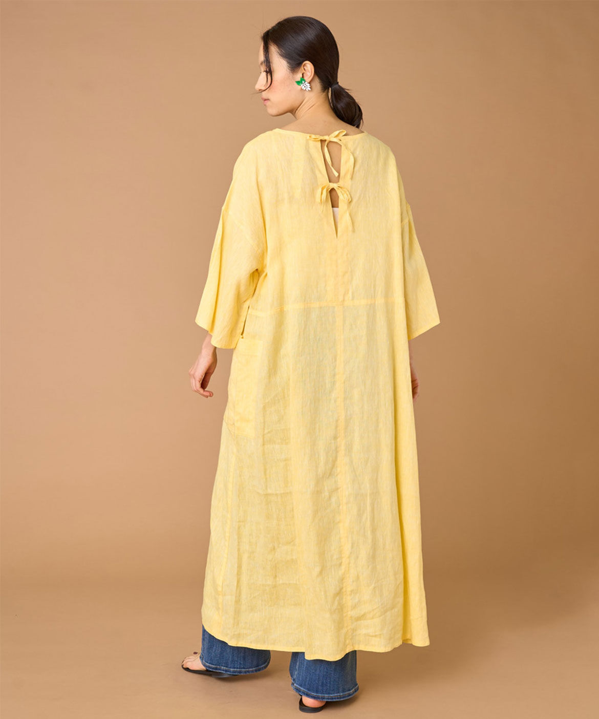 INED「TICCA リネン半袖ワンピース TBBS-313」|その他|