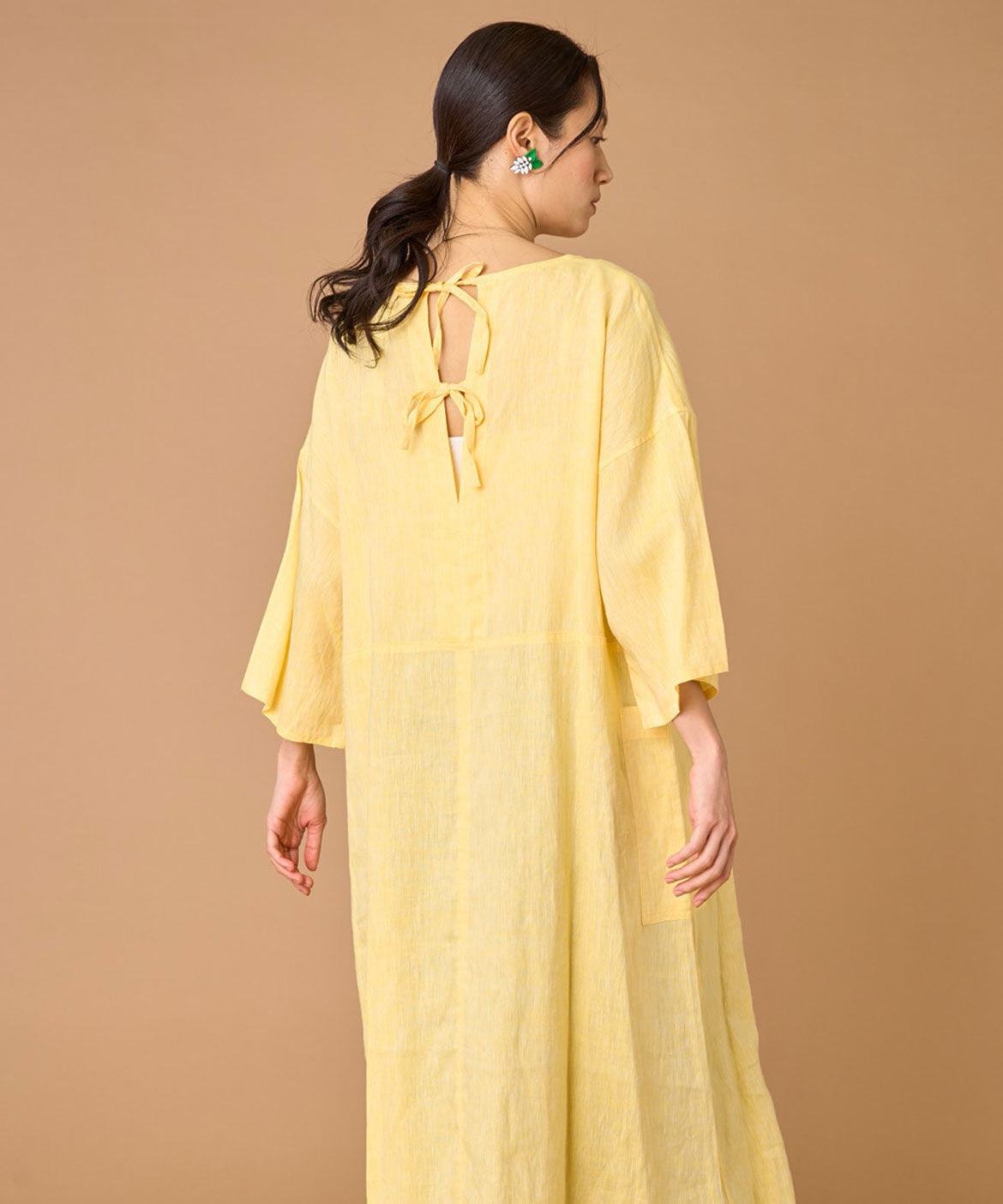 INED「TICCA リネン半袖ワンピース TBBS-313」|その他|