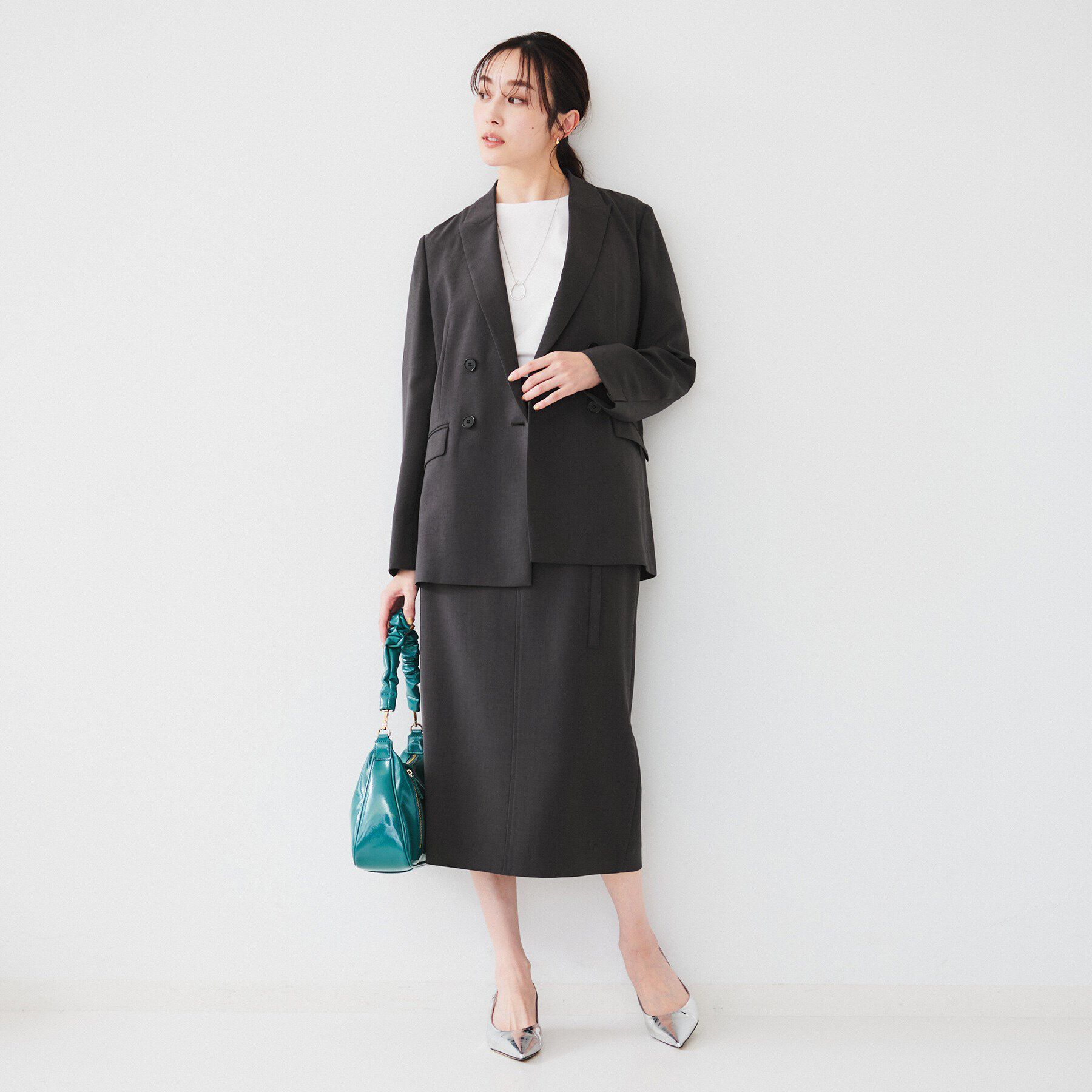 UNTITLED「【セットアップ可能】ライトウェイト ダブルブレストジャケット」|テーラードジャケット|