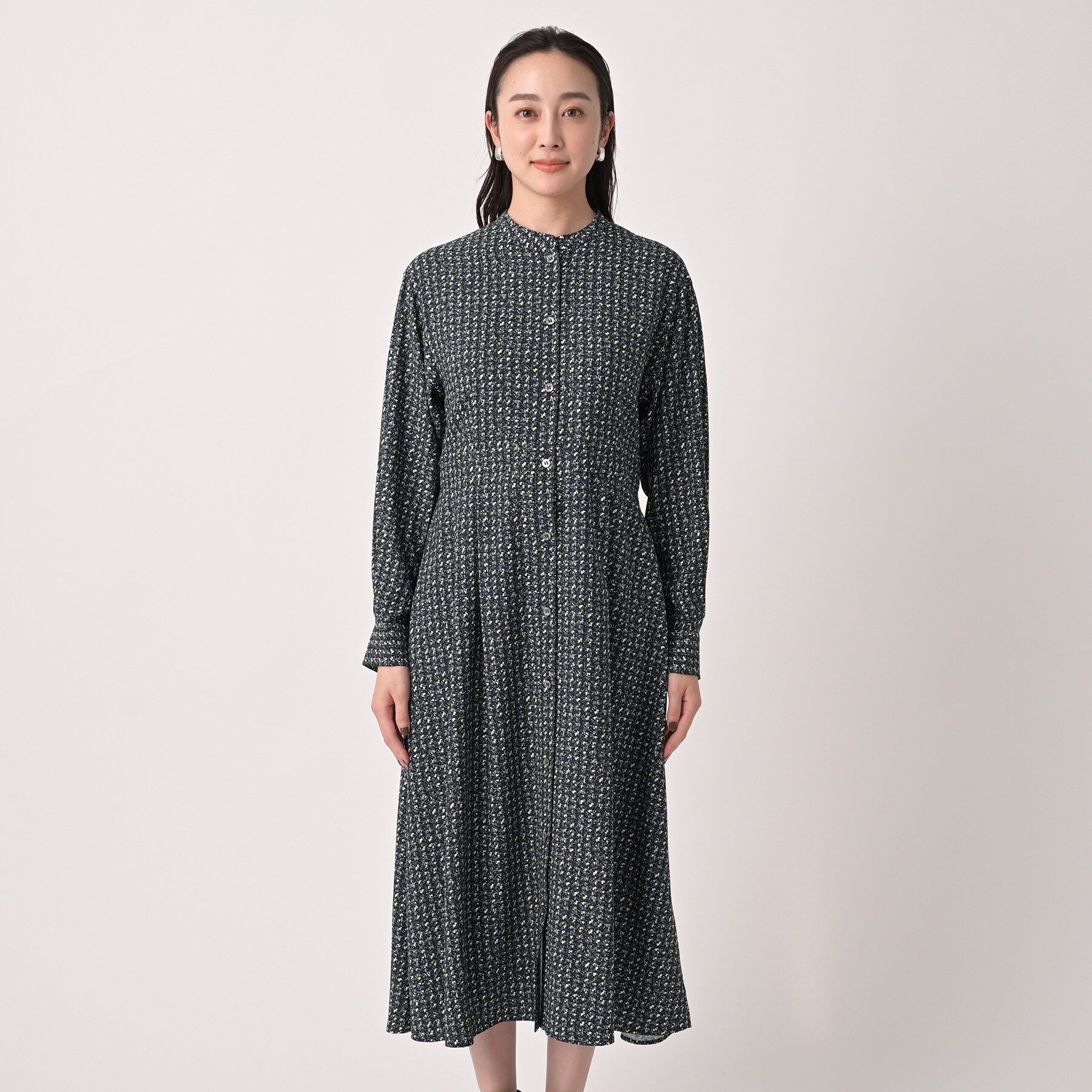 UNTITLED「【洗える/きれいめ】クラシカルツイードワンピース」|ワンピース|