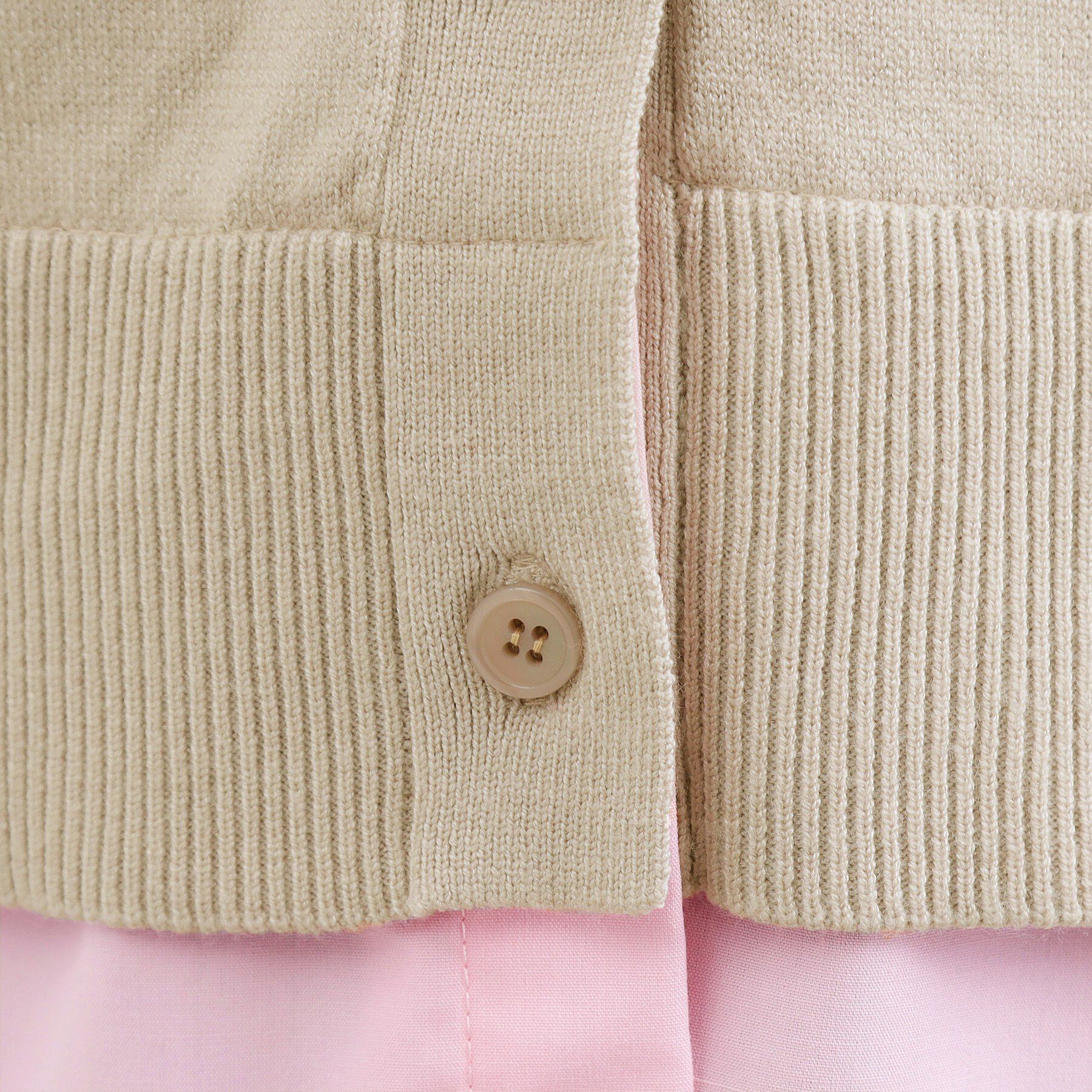 grove「シャツドッキング ニットカーディガン」|カーディガン|