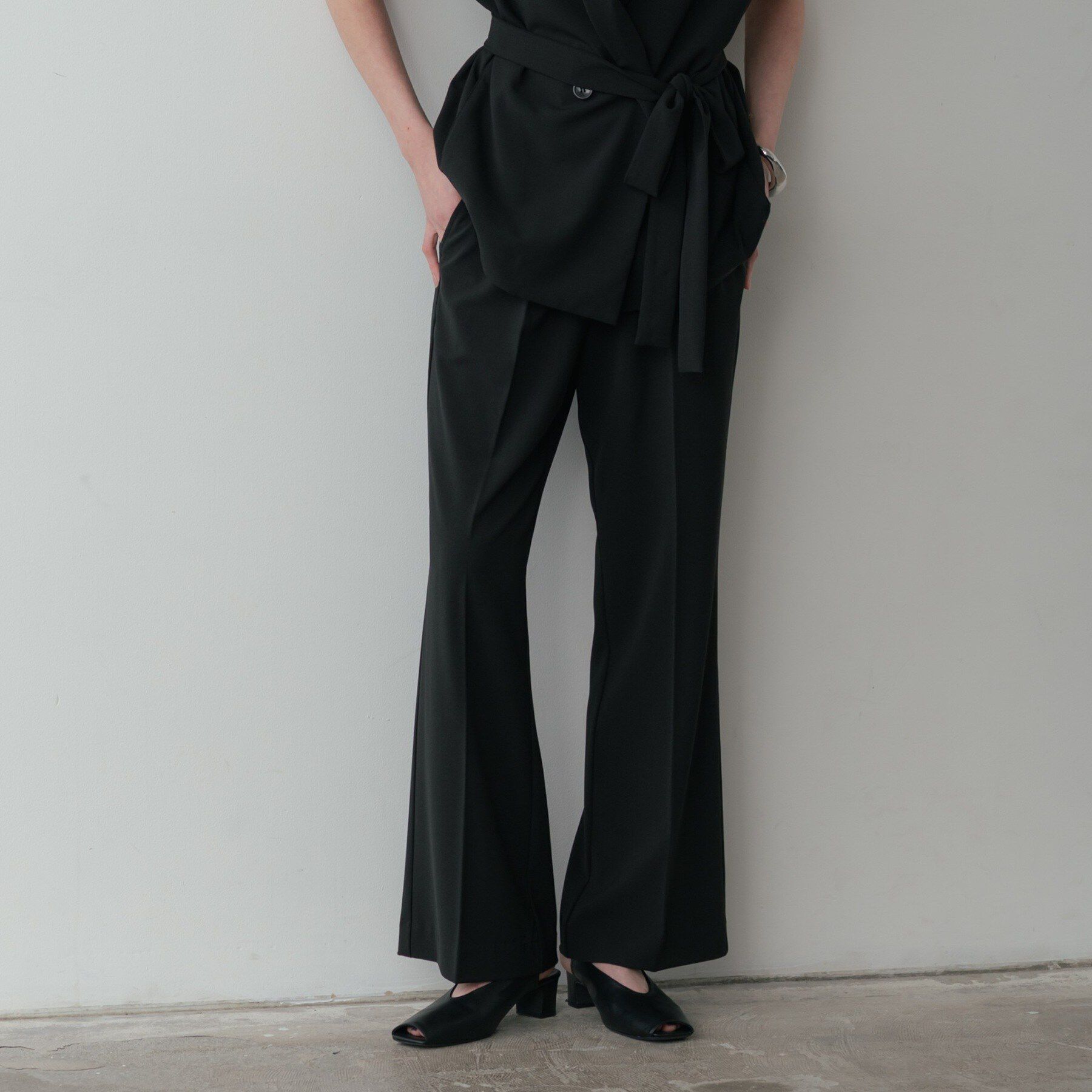 GALLEST「Comfy SET UP｜ストレートフレアパンツ【セットアップ対応／通勤／カセット服／接触冷感／UV」|その他|