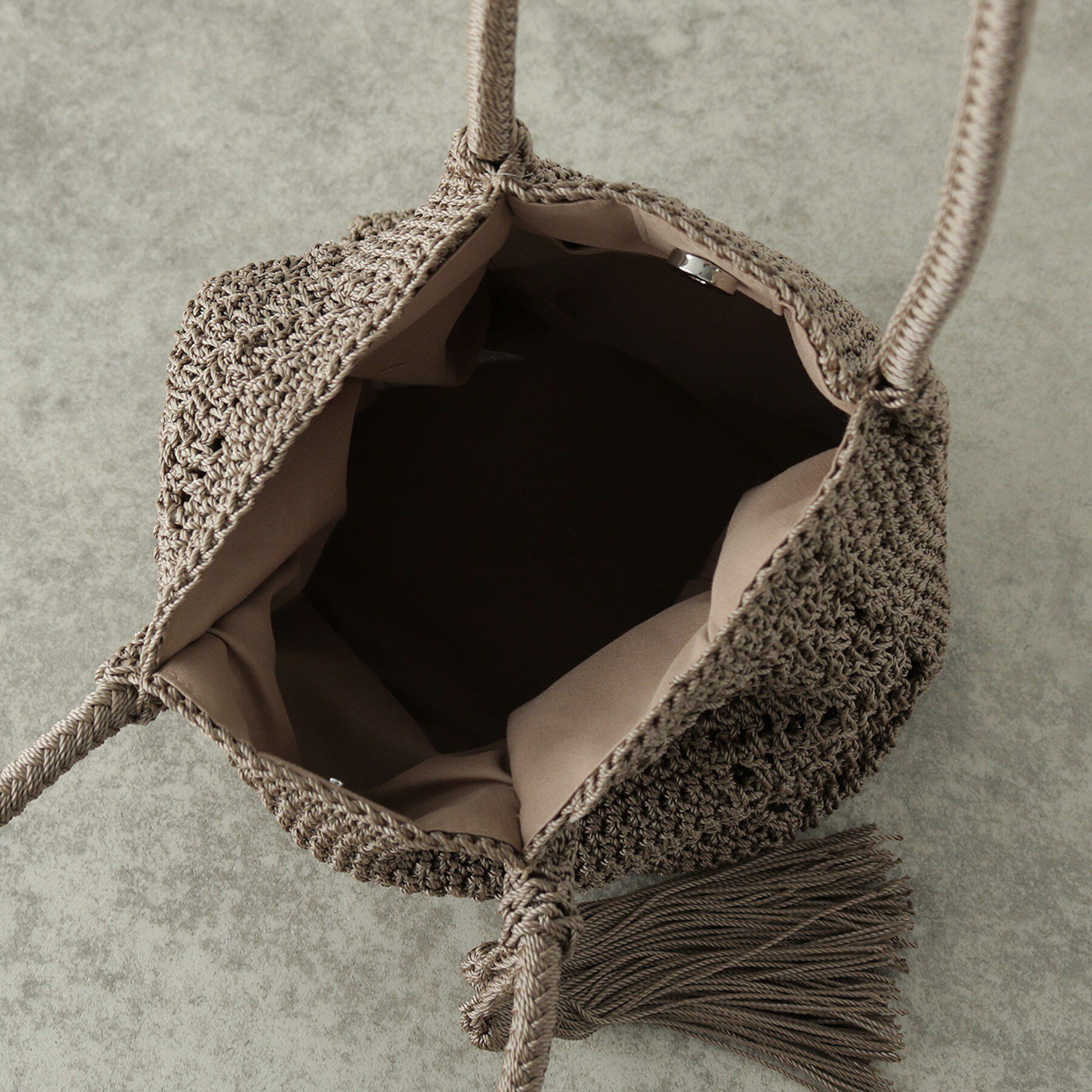 GALLEST「コード編みタッセルトート」|トートバッグ|