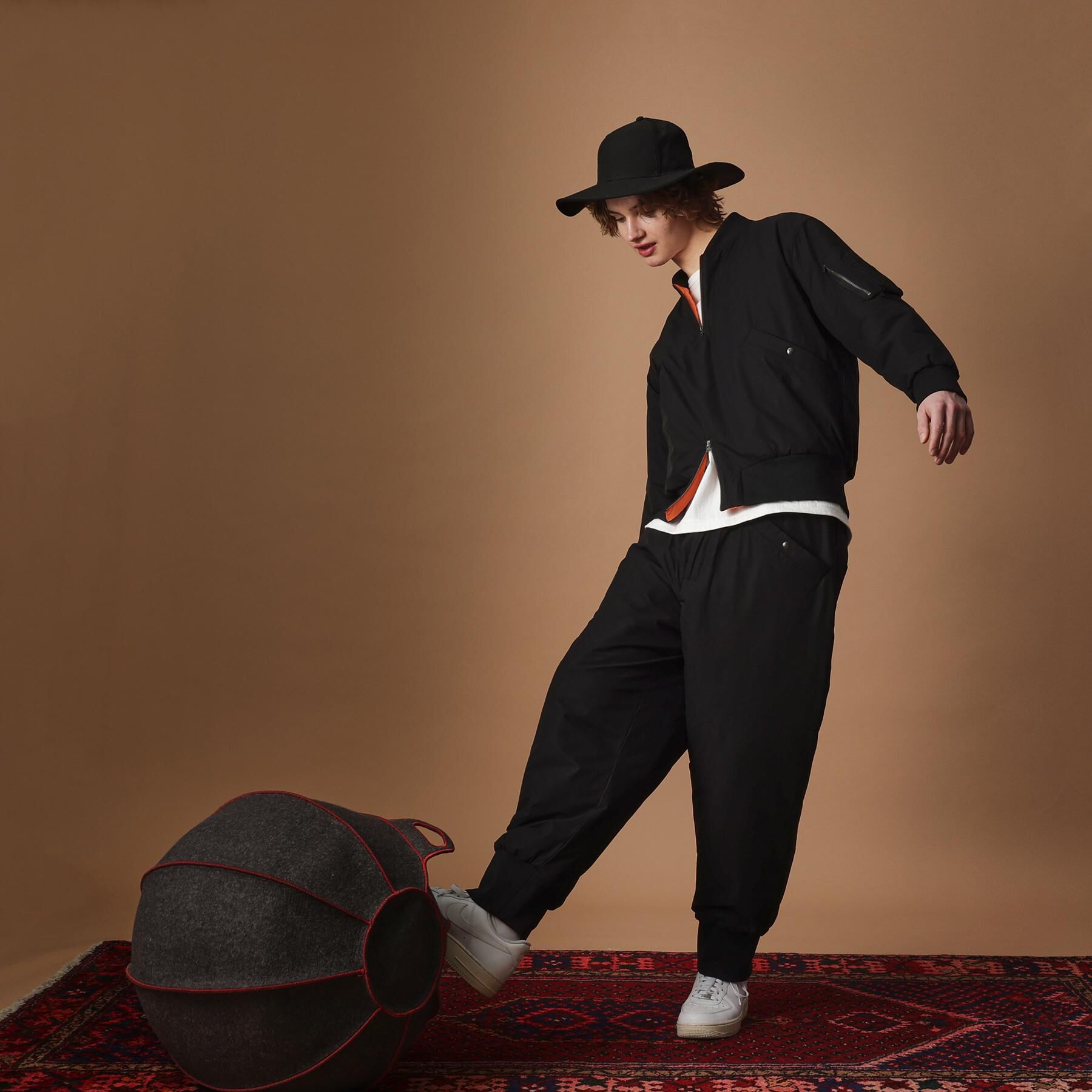 40CARATS&525「【Sサイズ～】MA－1風中わた入りプルオーバーブルゾン」|ブルゾン・スタジャン|