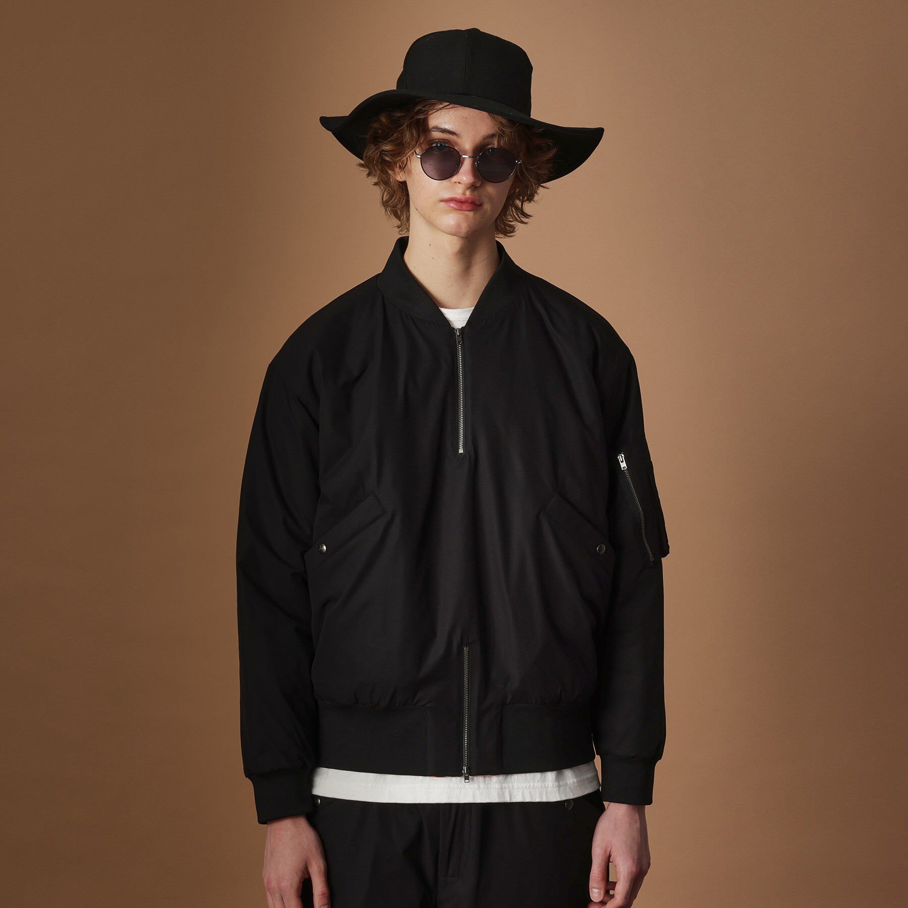 40CARATS&525「【Sサイズ～】MA－1風中わた入りプルオーバーブルゾン」|ブルゾン・スタジャン|