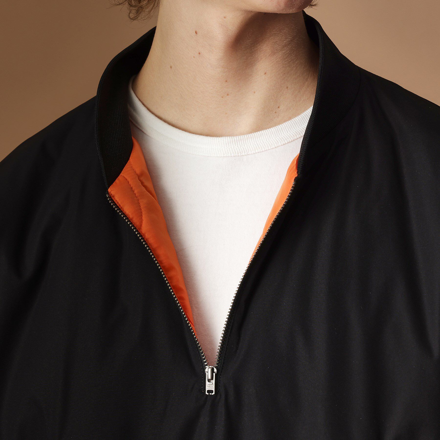 40CARATS&525「【Sサイズ～】MA－1風中わた入りプルオーバーブルゾン」|ブルゾン・スタジャン|