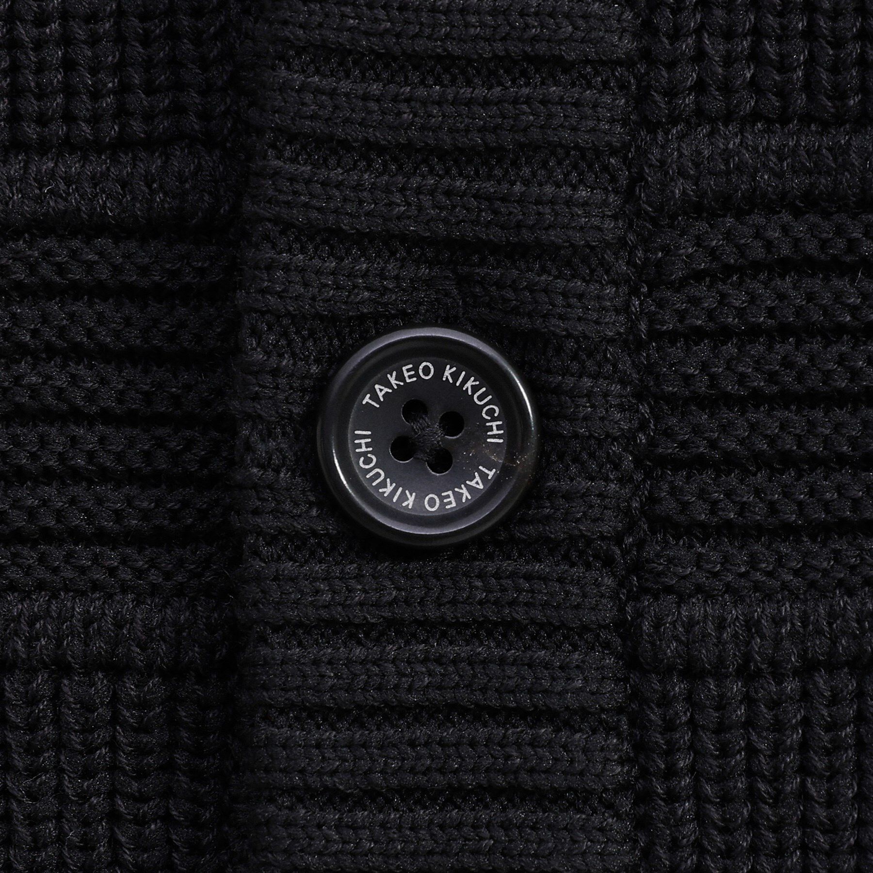 TAKEO KIKUCHI「畦編みチェック ニットカーディガン」|カーディガン|