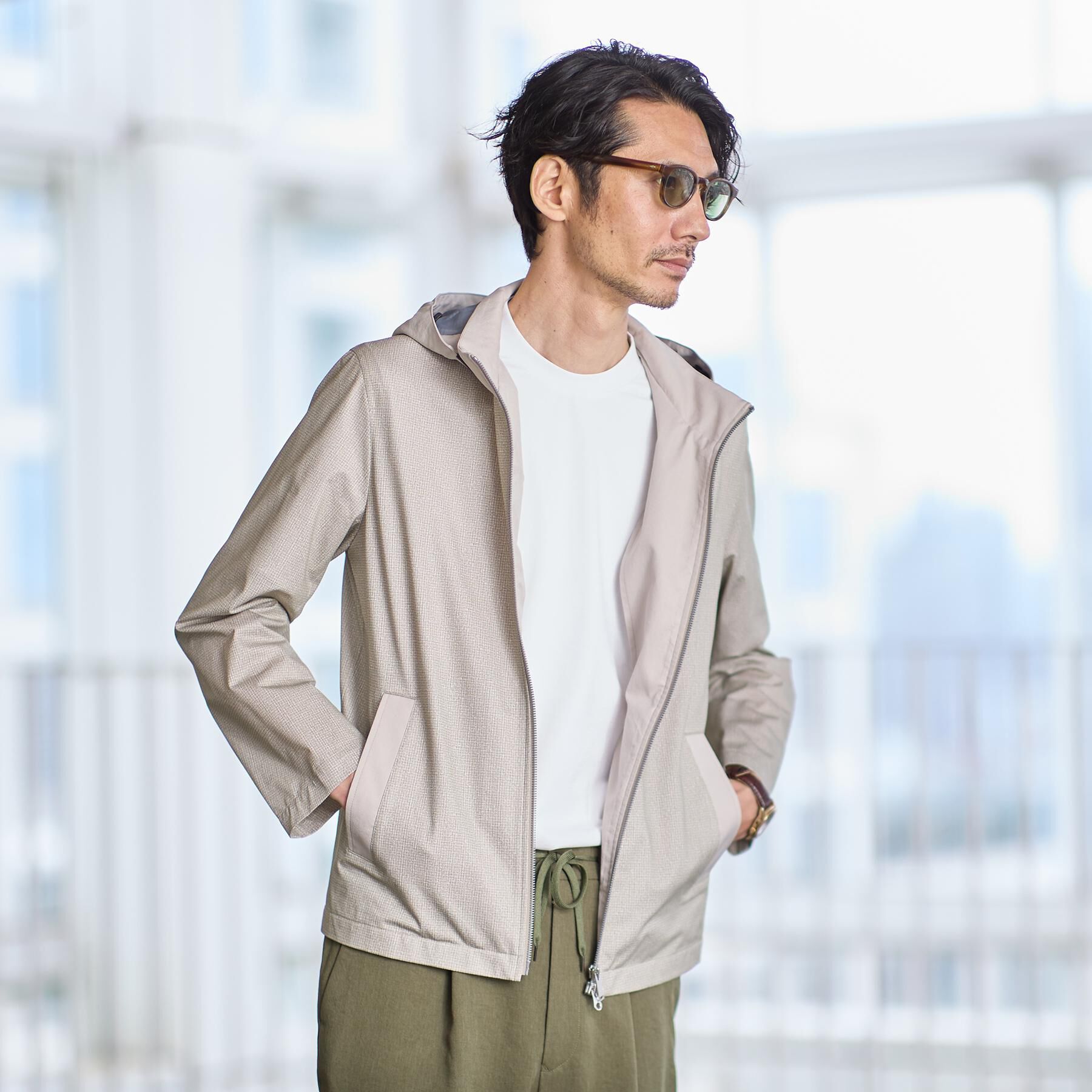 TAKEO KIKUCHI「2WAYアクティブ ライト ブルゾン」|ブルゾン・スタジャン|