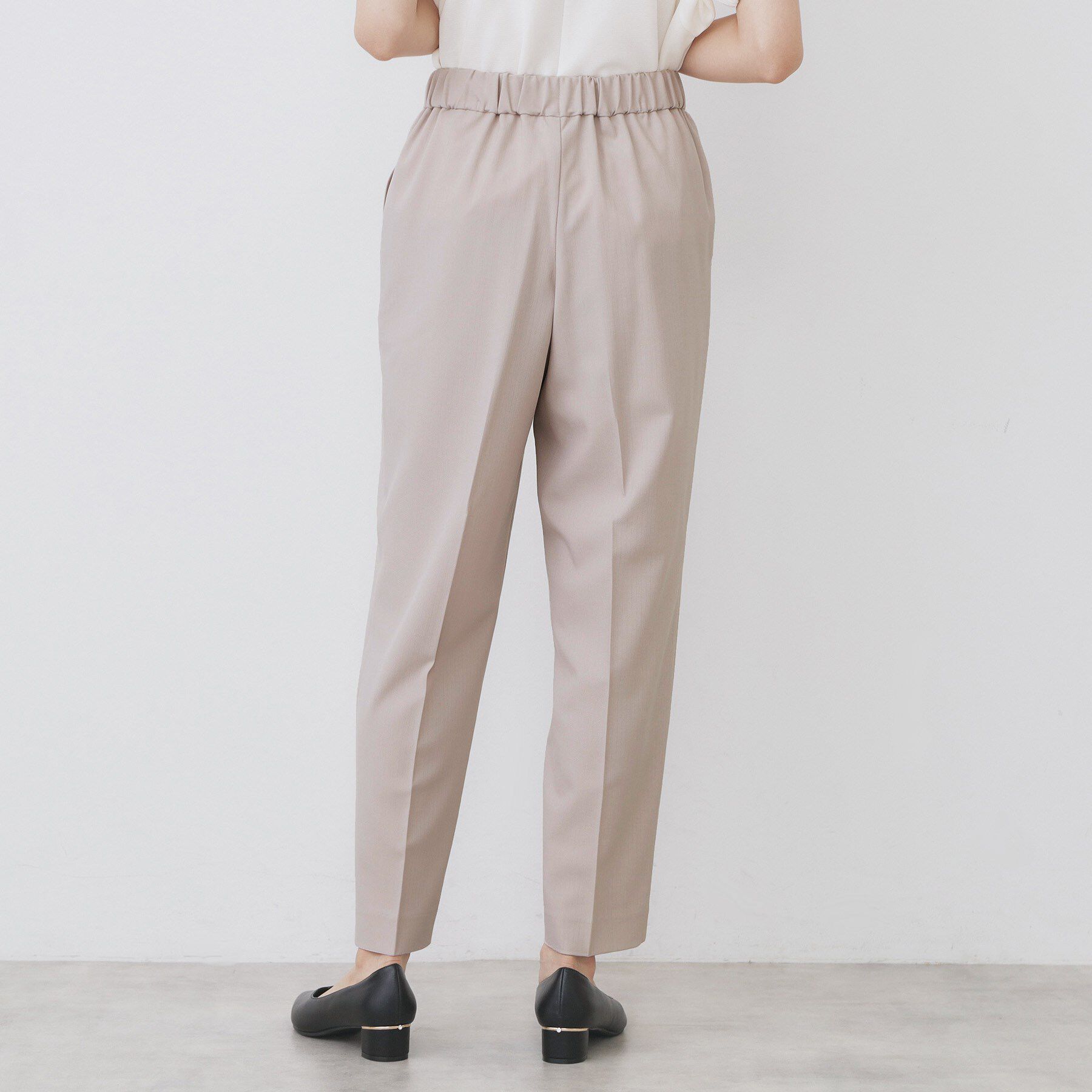 index「ラメピンストライプイージーテーパードパンツ【洗濯機洗い可/ストレッチ】」|その他|