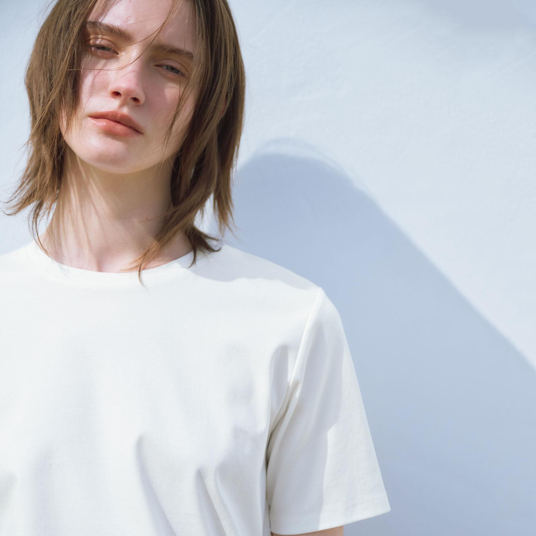 OPAQUE.CLIP「《5色展開/SS-LLサイズ》ベーシッククルーネックTシャツ【接触冷感/洗濯機洗い可】」|Tシャツ・カットソー|