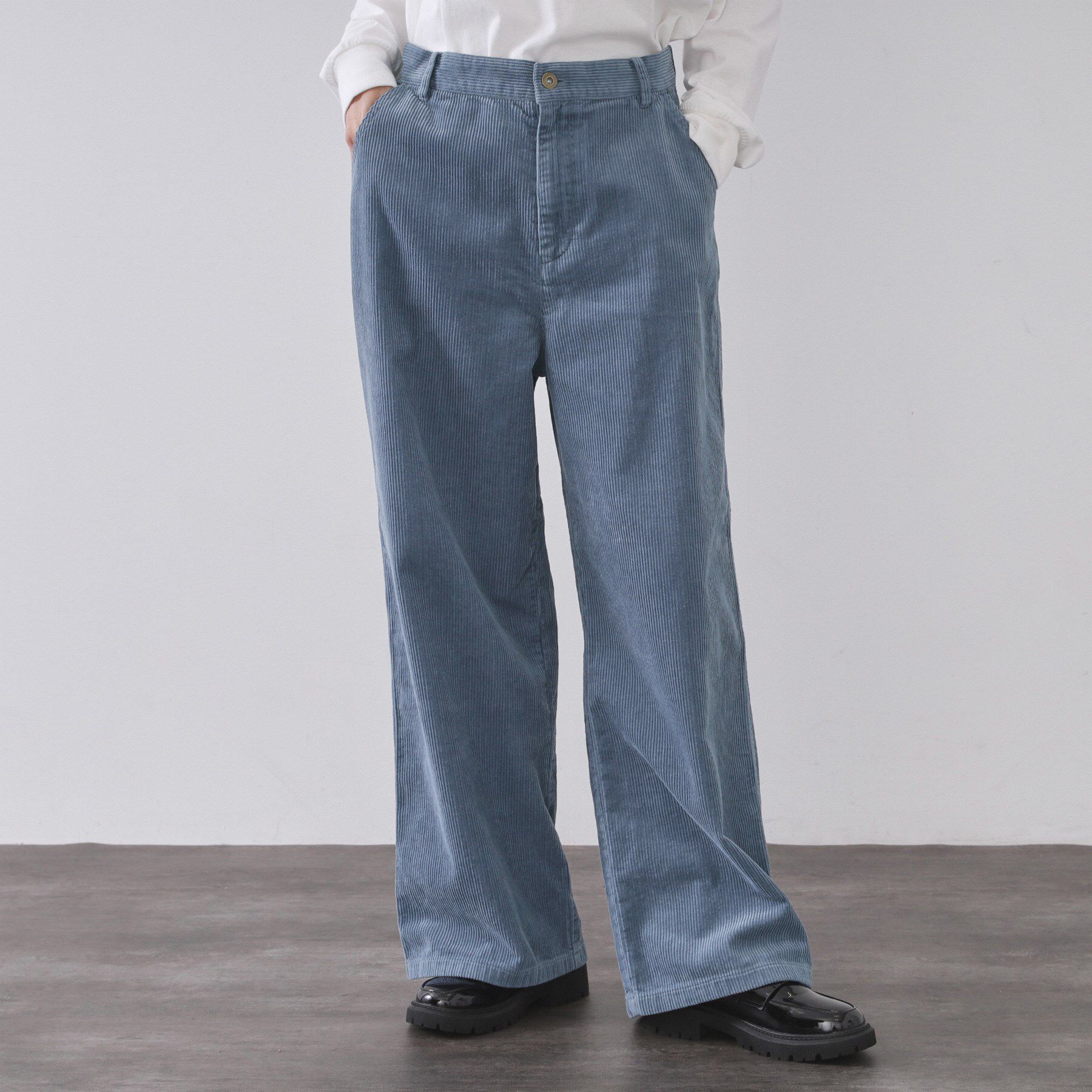 OPAQUE.CLIP「コーデュロイワイドパンツ【洗濯機OK】」|その他|