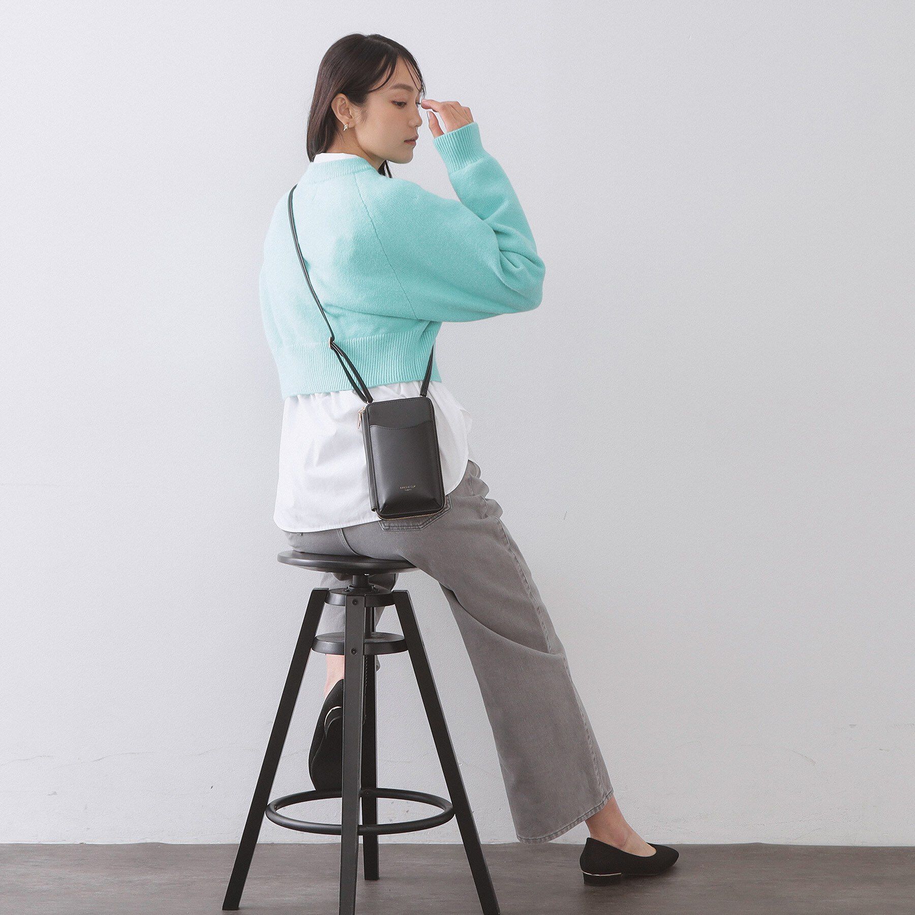 OPAQUE.CLIP「合皮携帯ミニショルダーバッグ」|ショルダー・メッセンジャー|