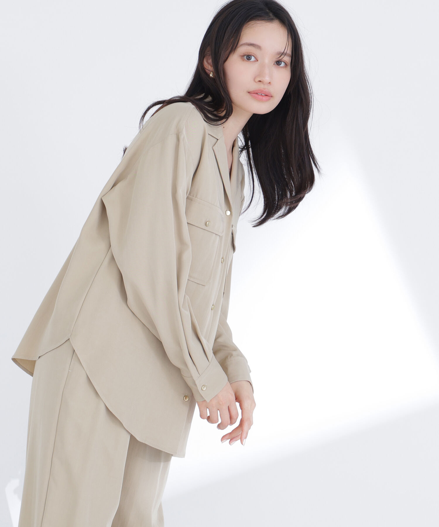  「ダブルポケットシャツ SETUP シャツ」|シャツ・ブラウス|