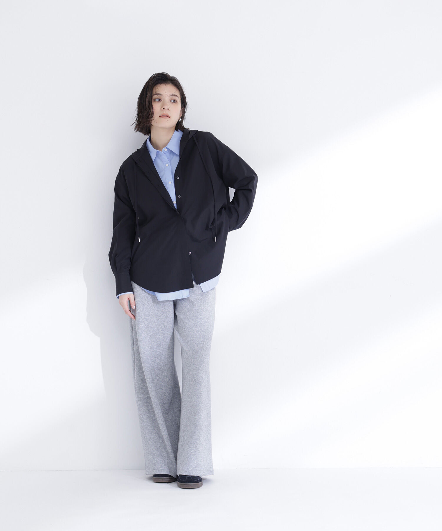  「フーディーシャツブルゾン」|ブルゾン・スタジャン|