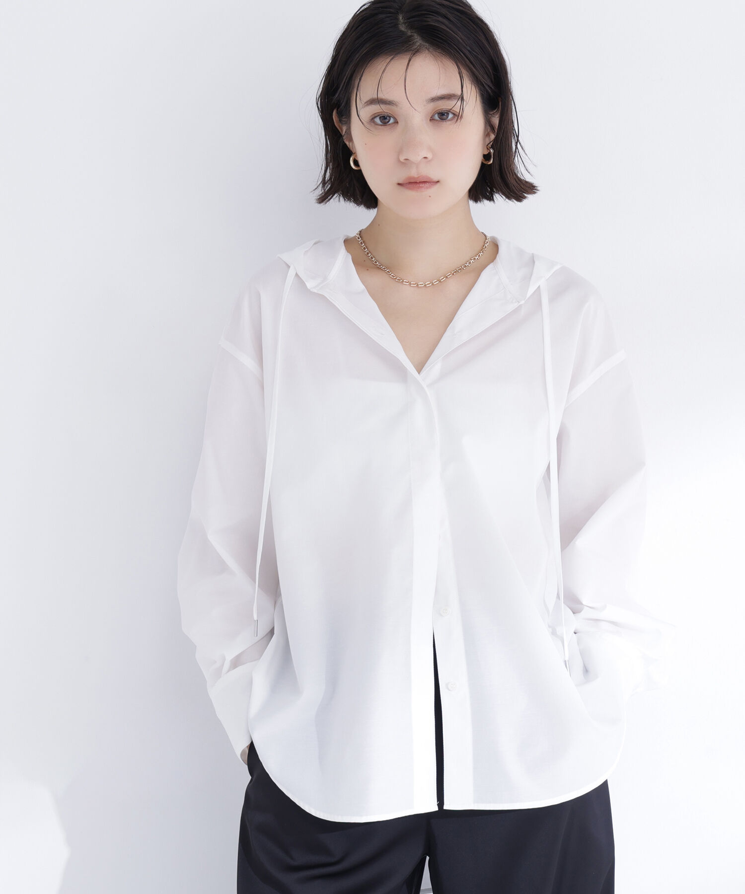  「フーディーシャツブルゾン」|ブルゾン・スタジャン|