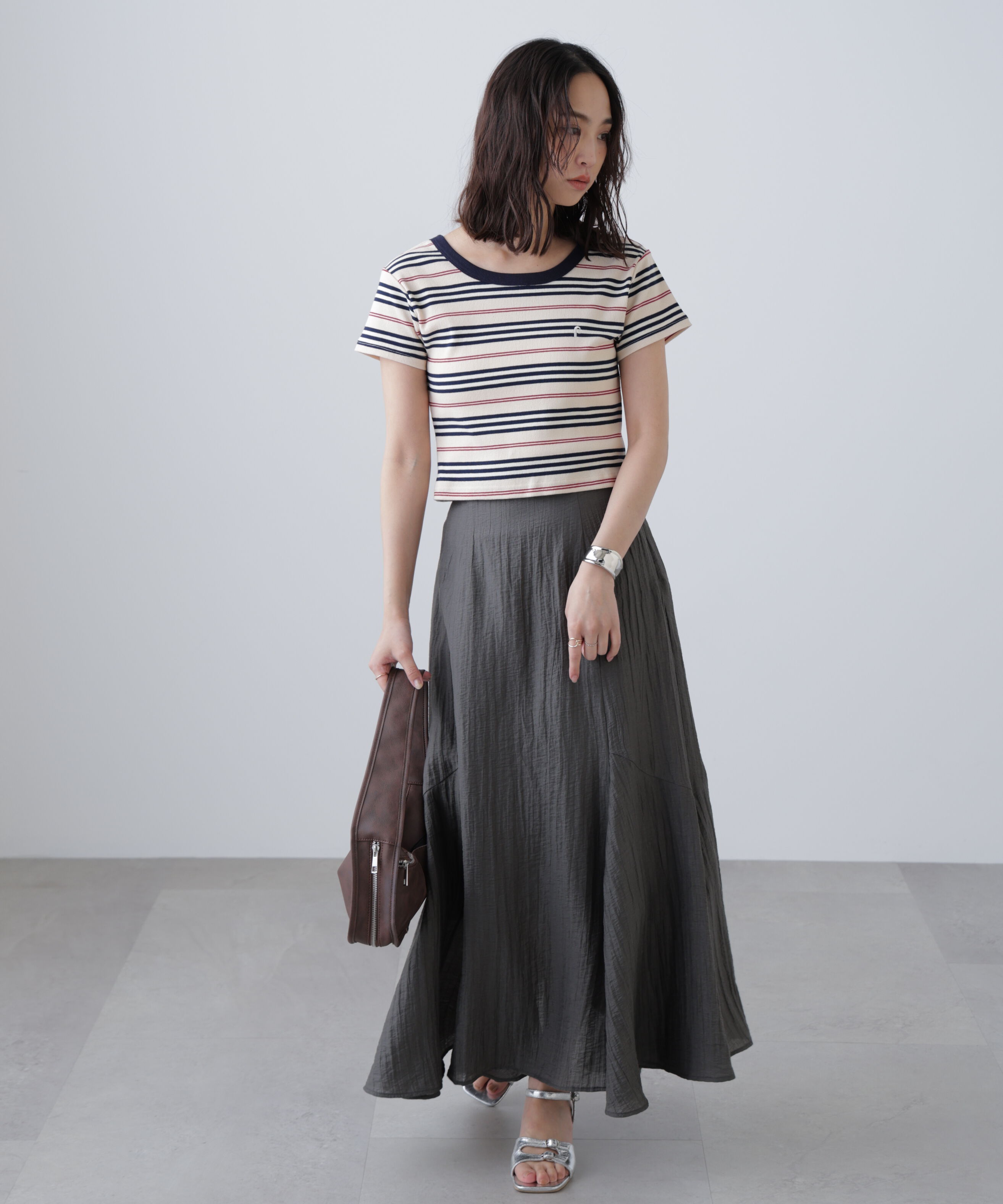  「アソートサイドフレアマーメイドスカート」|スカート|