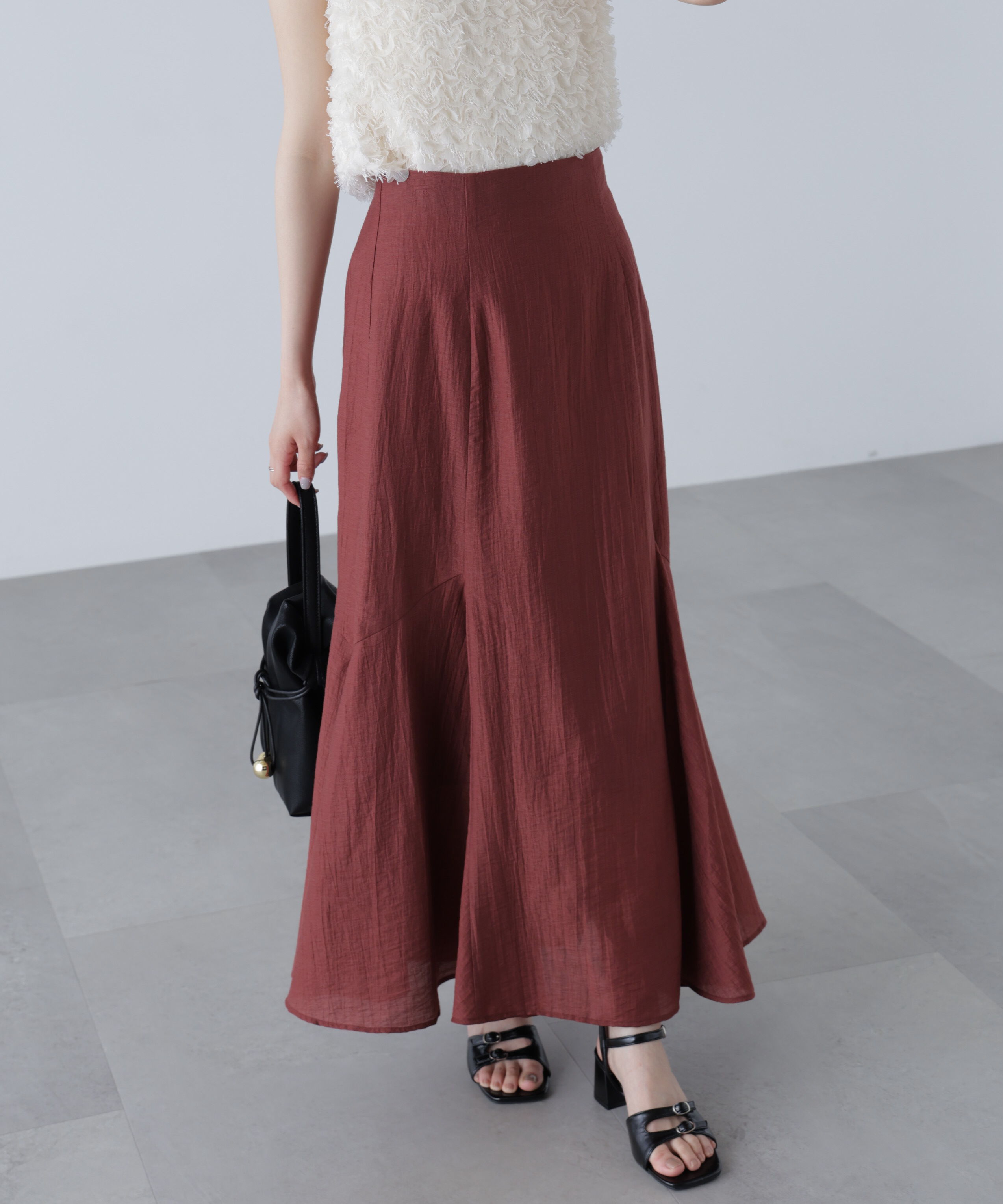  「アソートサイドフレアマーメイドスカート」|スカート|