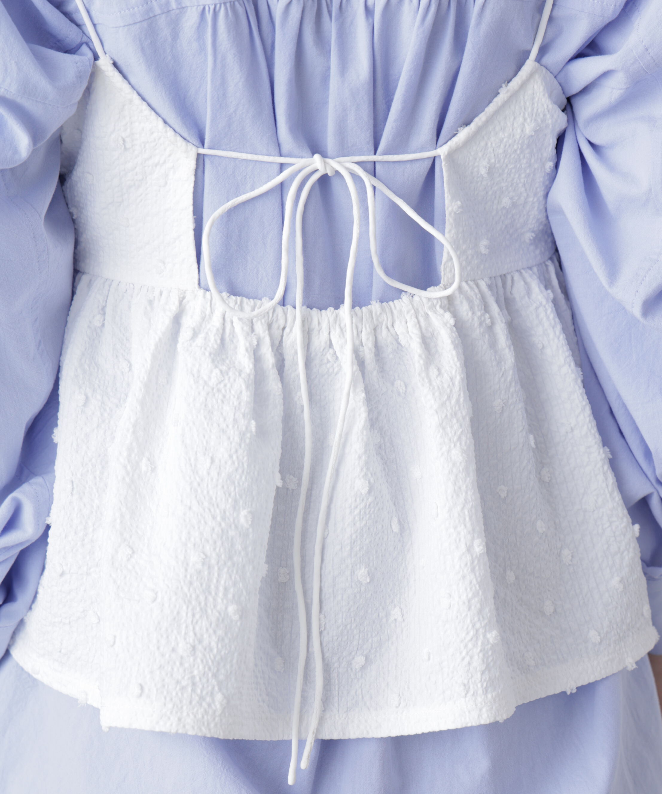  「ドットジャガードキャミソールビスチェ」|シャツ・ブラウス|