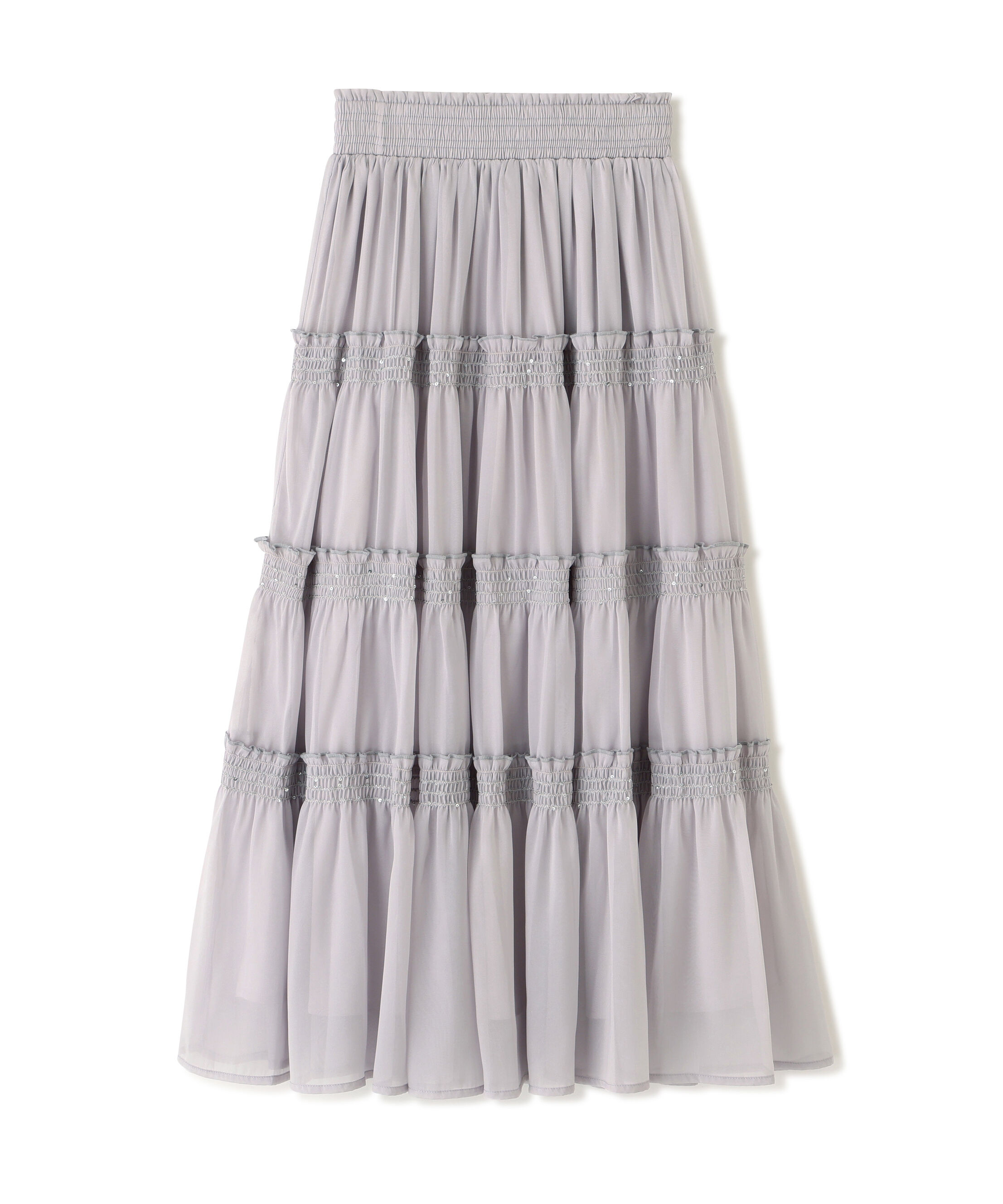  「シャイニーティアードスカート」|スカート|