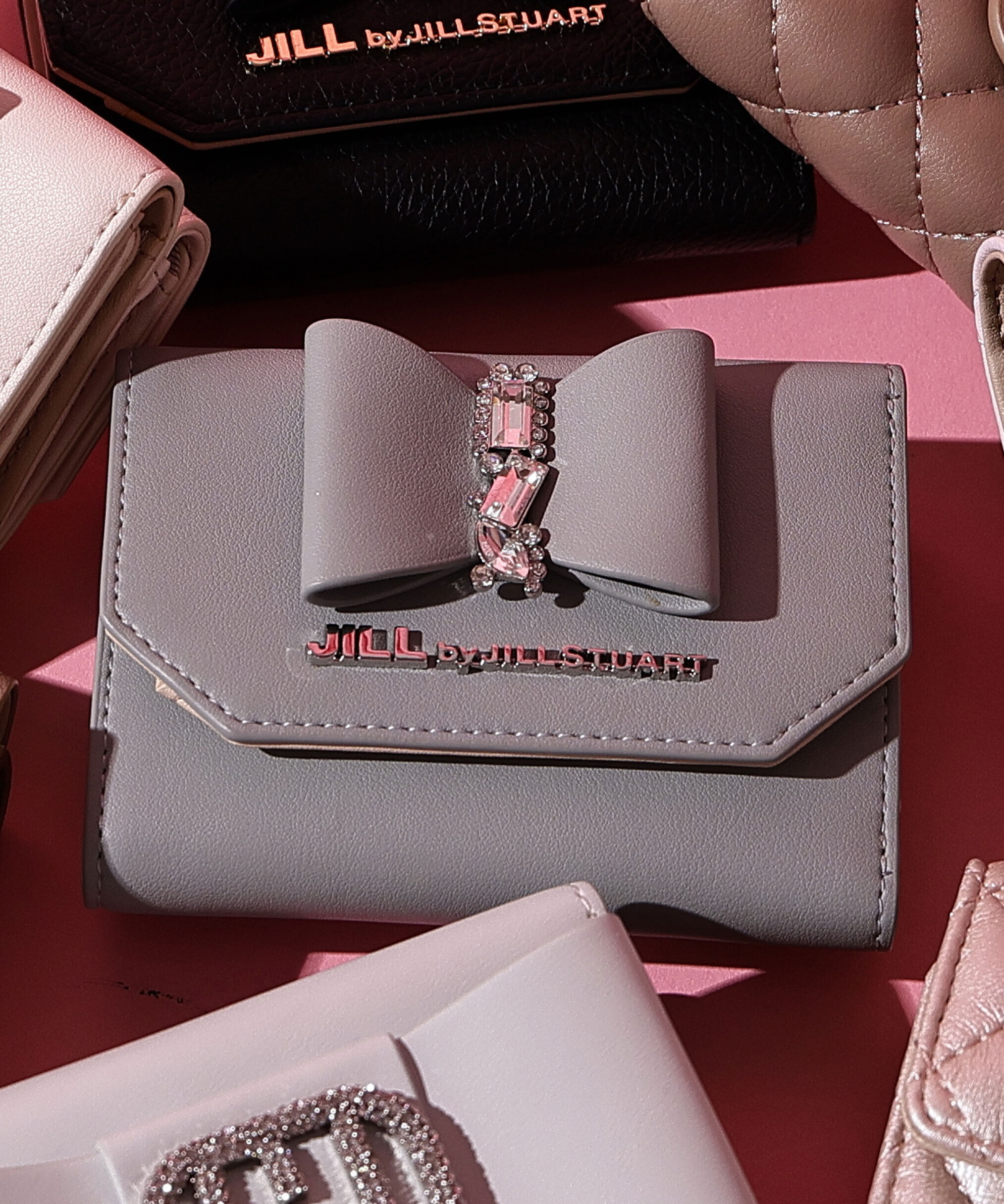  「リボンビジューウォレットミニ財布」|財布|